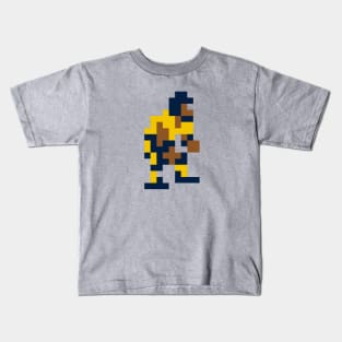 8-Bit Linebacker - Michigan Kids T-Shirt